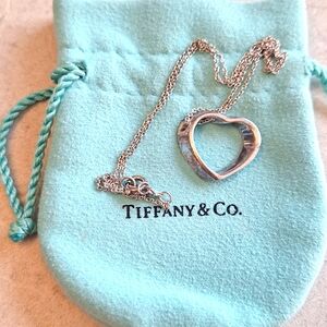 Authentic Tiffany Heart shaped necklace